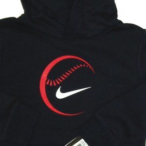 Baseball Nike Hoodie Pullover Athletic Sports Boys